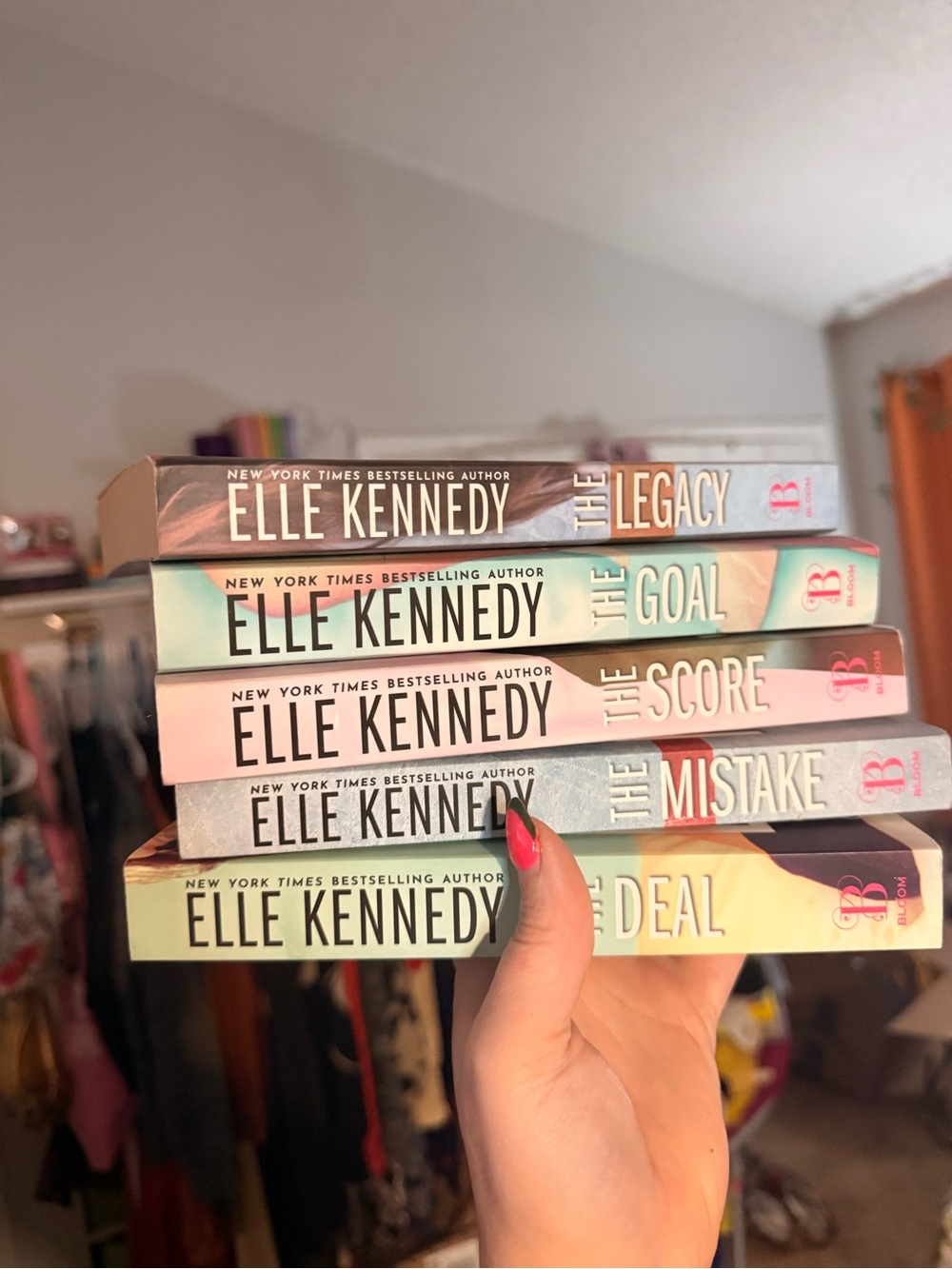 Elle Kennedy Paperback OFF CAMPUS Set - OUT OF PRINT COVERS